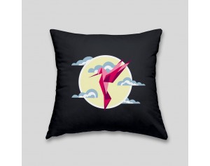 Hummingbird cushion