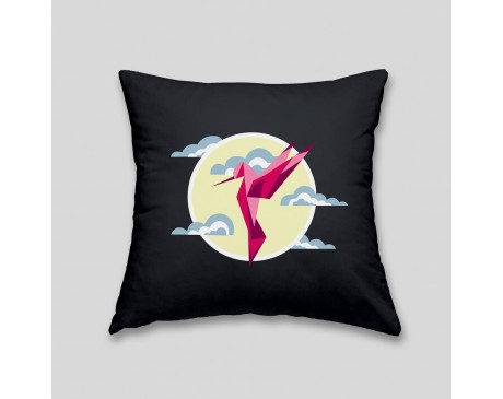 Hummingbird cushion
