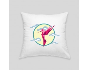 Hummingbird cushion